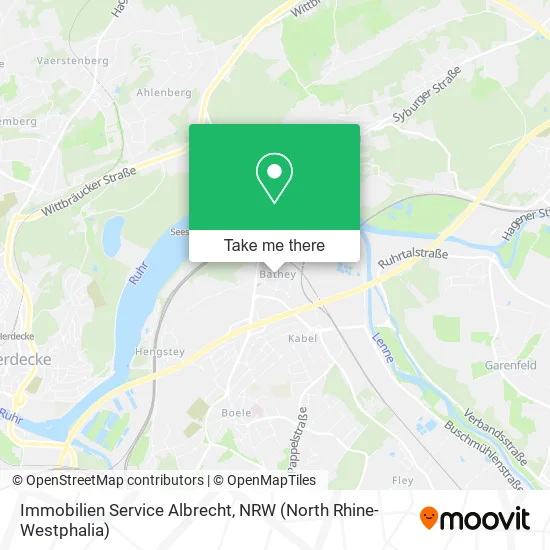 Карта Immobilien Service Albrecht