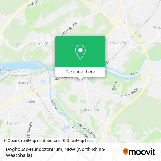 Карта Doghouse-Hundezentrum