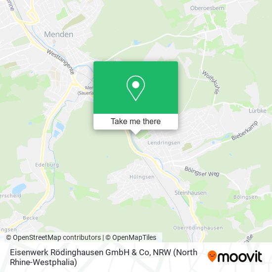 Eisenwerk Rödinghausen GmbH & Co map