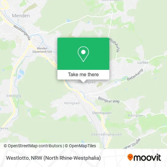 Westlotto map