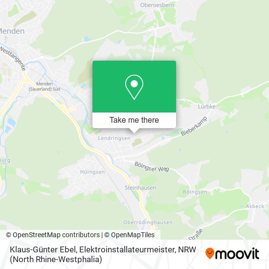 Klaus-Günter Ebel, Elektroinstallateurmeister map