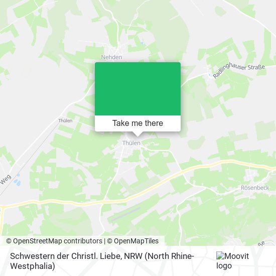 Schwestern der Christl. Liebe map