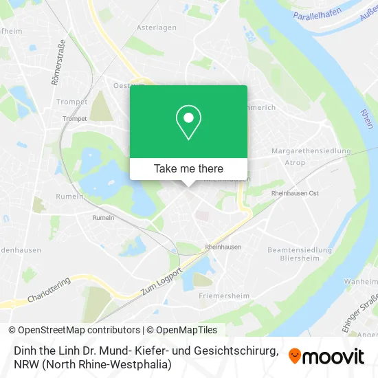 Карта Dinh the Linh Dr. Mund- Kiefer- und Gesichtschirurg