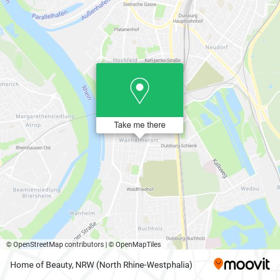 Home of Beauty map