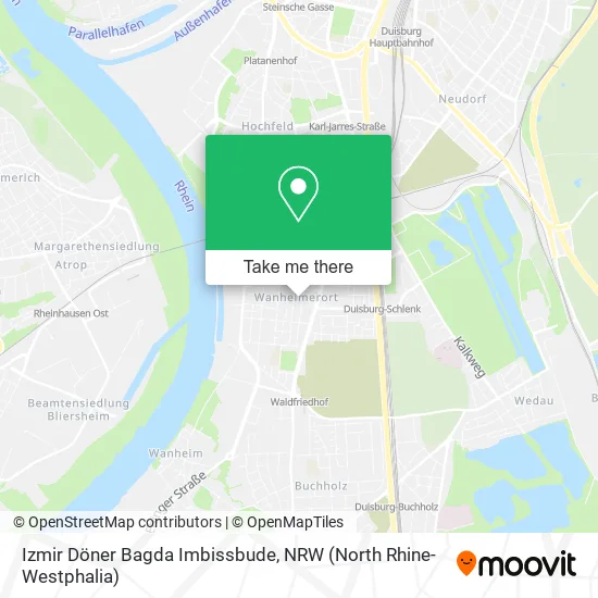 Карта Izmir Döner Bagda Imbissbude