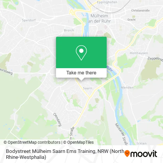 Карта Bodystreet Mülheim Saarn Ems Training