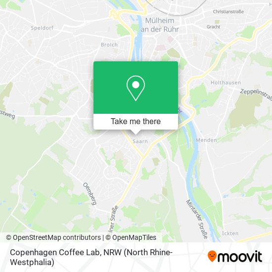 Copenhagen Coffee Lab map