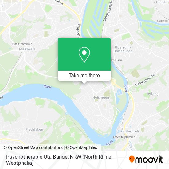 Psychotherapie Uta Bange map