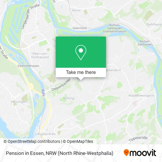 Карта Pension in Essen