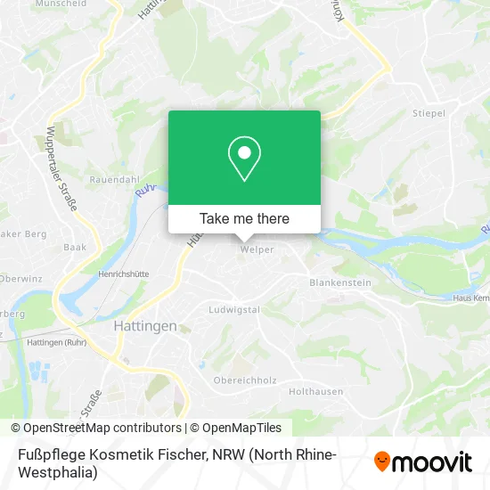 Карта Fußpflege Kosmetik Fischer