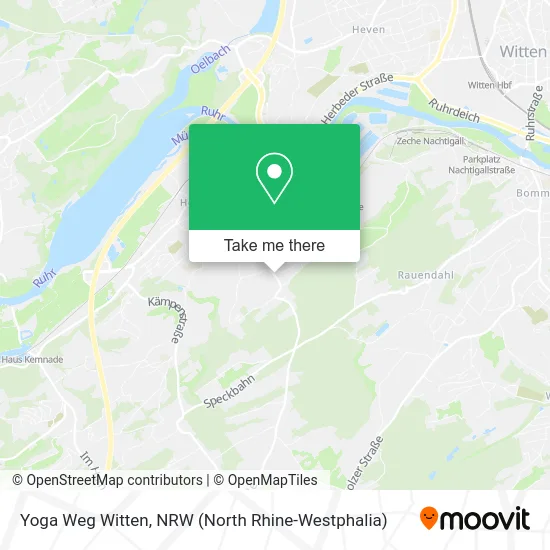 Yoga Weg Witten map
