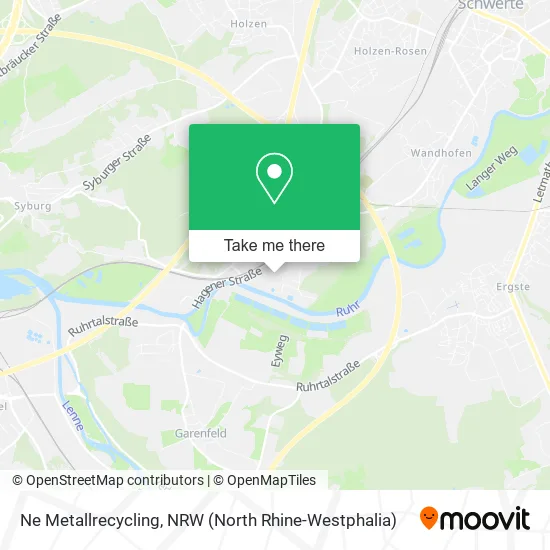 Ne Metallrecycling map