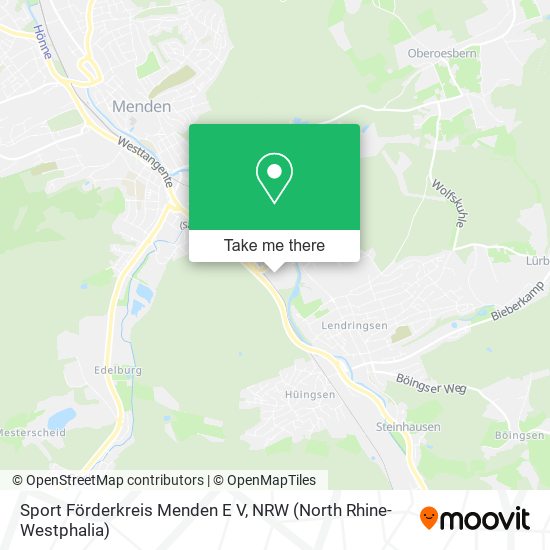 Sport Förderkreis Menden E V map