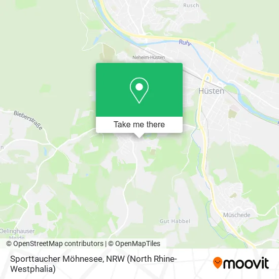 Карта Sporttaucher Möhnesee