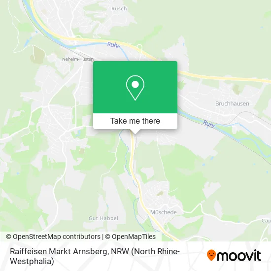 Карта Raiffeisen Markt Arnsberg