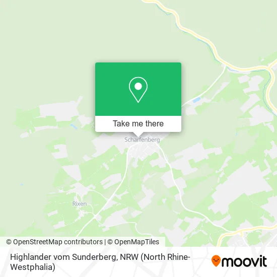 Карта Highlander vom Sunderberg