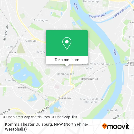 Карта Komma Theater Duisburg