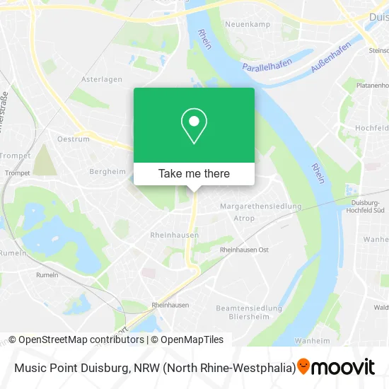 Карта Music Point Duisburg