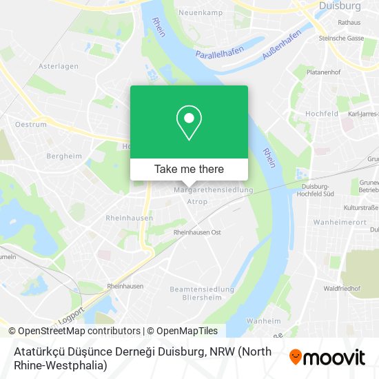 Atatürkçü Düşünce Derneği Duisburg map