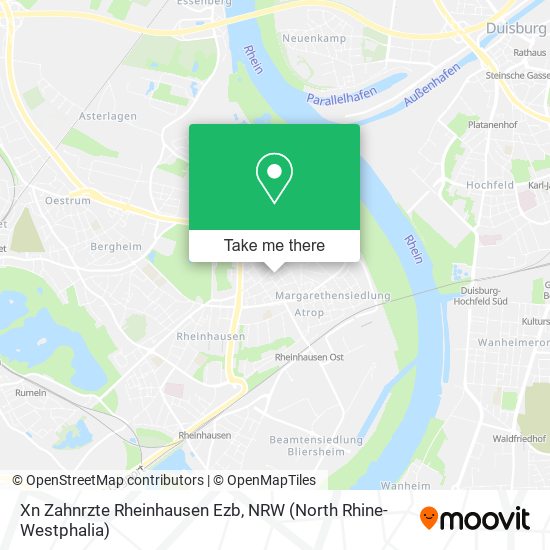 Xn Zahnrzte Rheinhausen Ezb map