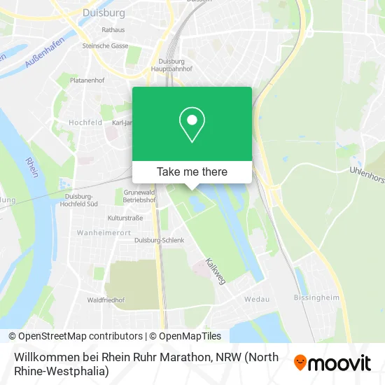 Willkommen bei Rhein Ruhr Marathon map