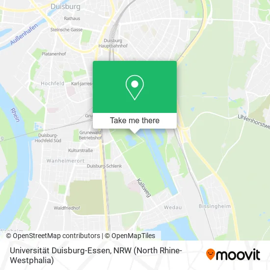 Карта Universität Duisburg-Essen