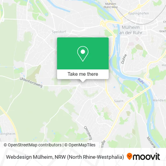 Карта Webdesign Mülheim