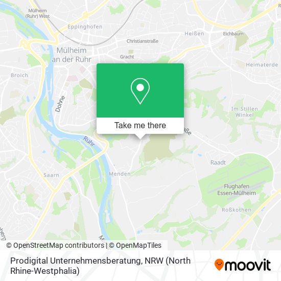 Prodigital Unternehmensberatung map