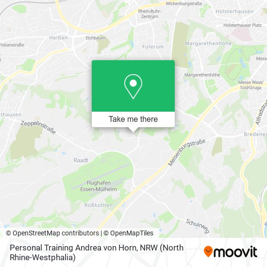 Personal Training Andrea von Horn map