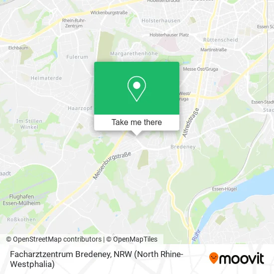 Карта Facharztzentrum Bredeney