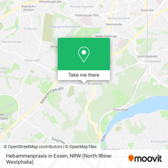 Hebammenpraxis in Essen map
