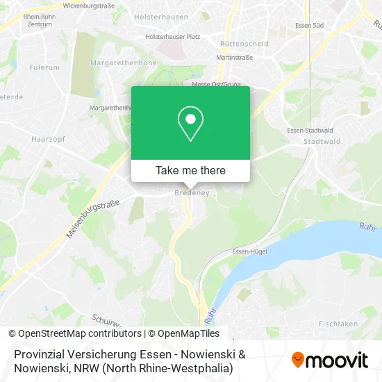 Карта Provinzial Versicherung Essen - Nowienski & Nowienski
