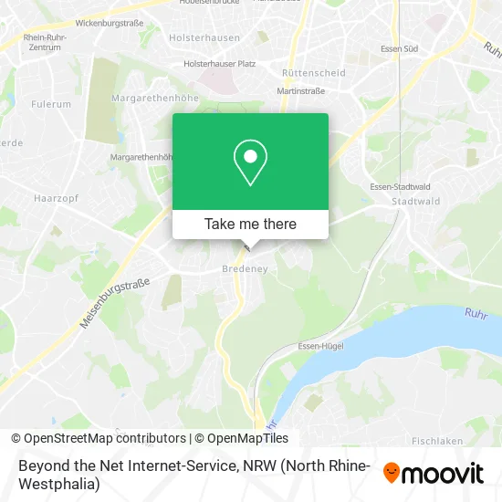 Карта Beyond the Net Internet-Service