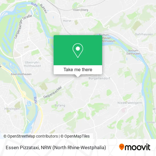 Карта Essen Pizzataxi