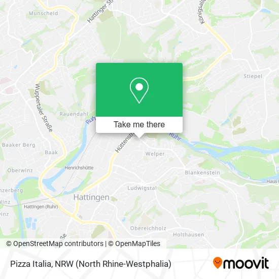 Карта Pizza Italia