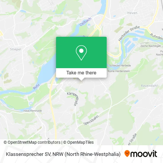 Карта Klassensprecher SV