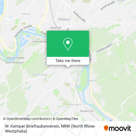 W. Kemper Brieftaubenverein map