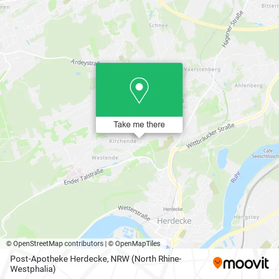 Карта Post-Apotheke Herdecke