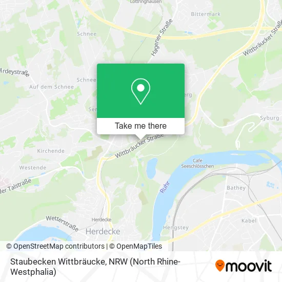 Карта Staubecken Wittbräucke