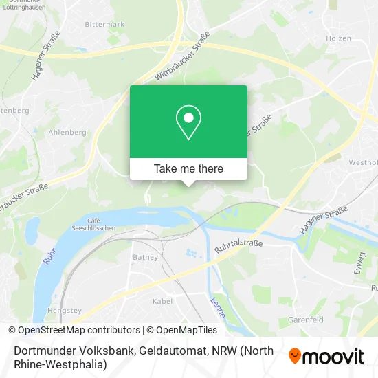 Карта Dortmunder Volksbank, Geldautomat