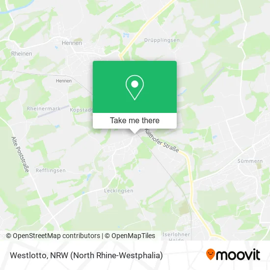 Westlotto map