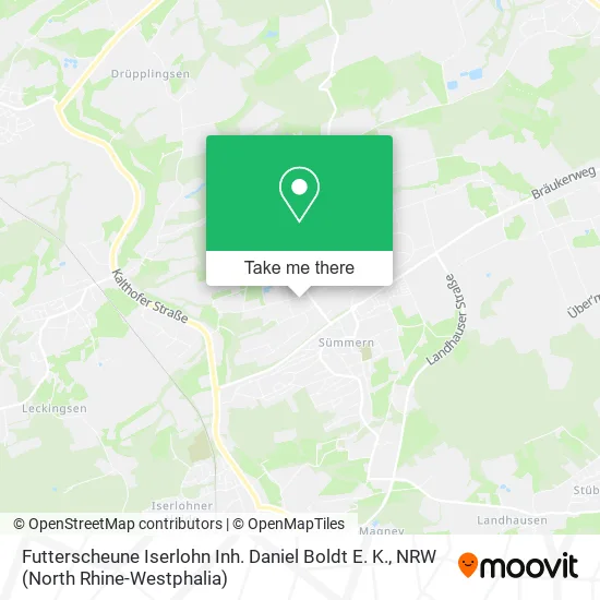 Карта Futterscheune Iserlohn Inh. Daniel Boldt E. K.