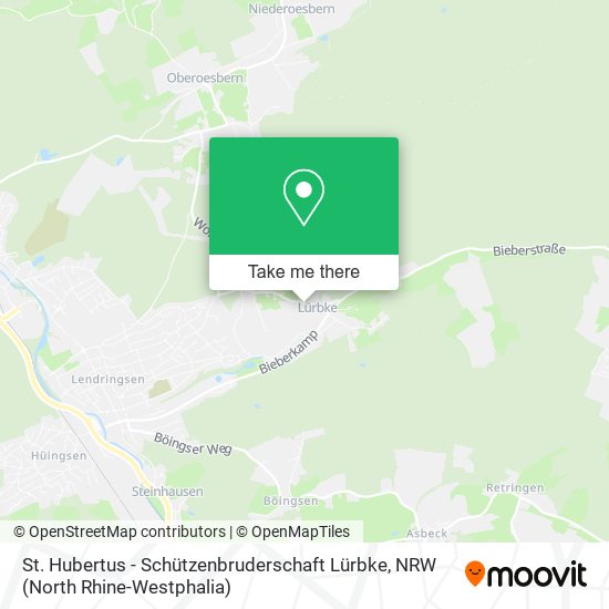 St. Hubertus - Schützenbruderschaft Lürbke map