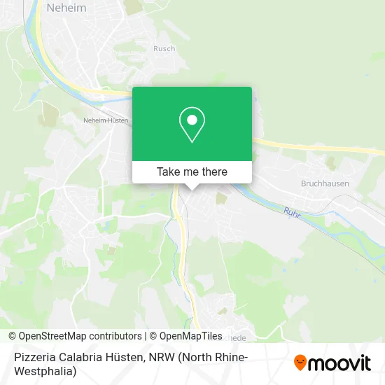 Pizzeria Calabria Hüsten map