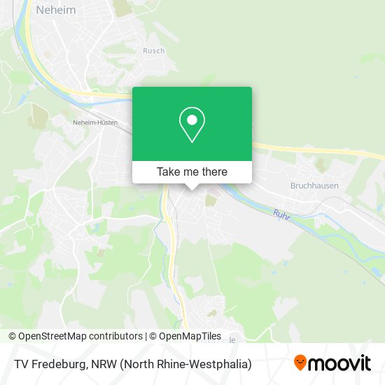 Карта TV Fredeburg