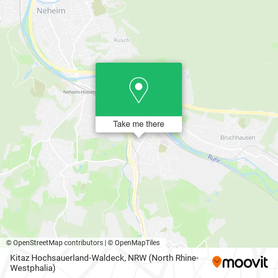 Карта Kitaz Hochsauerland-Waldeck