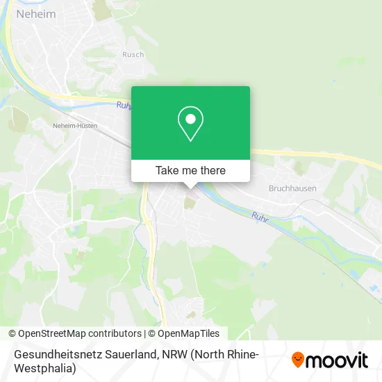 Карта Gesundheitsnetz Sauerland