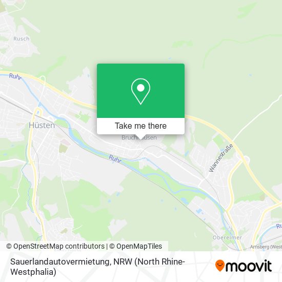 Sauerlandautovermietung map