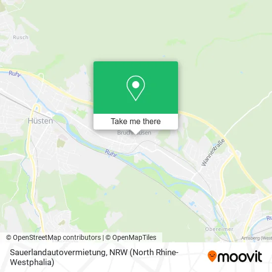 Карта Sauerlandautovermietung