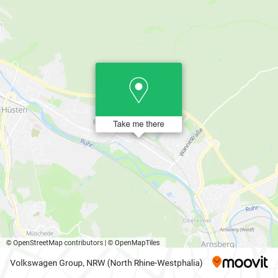 Карта Volkswagen Group
